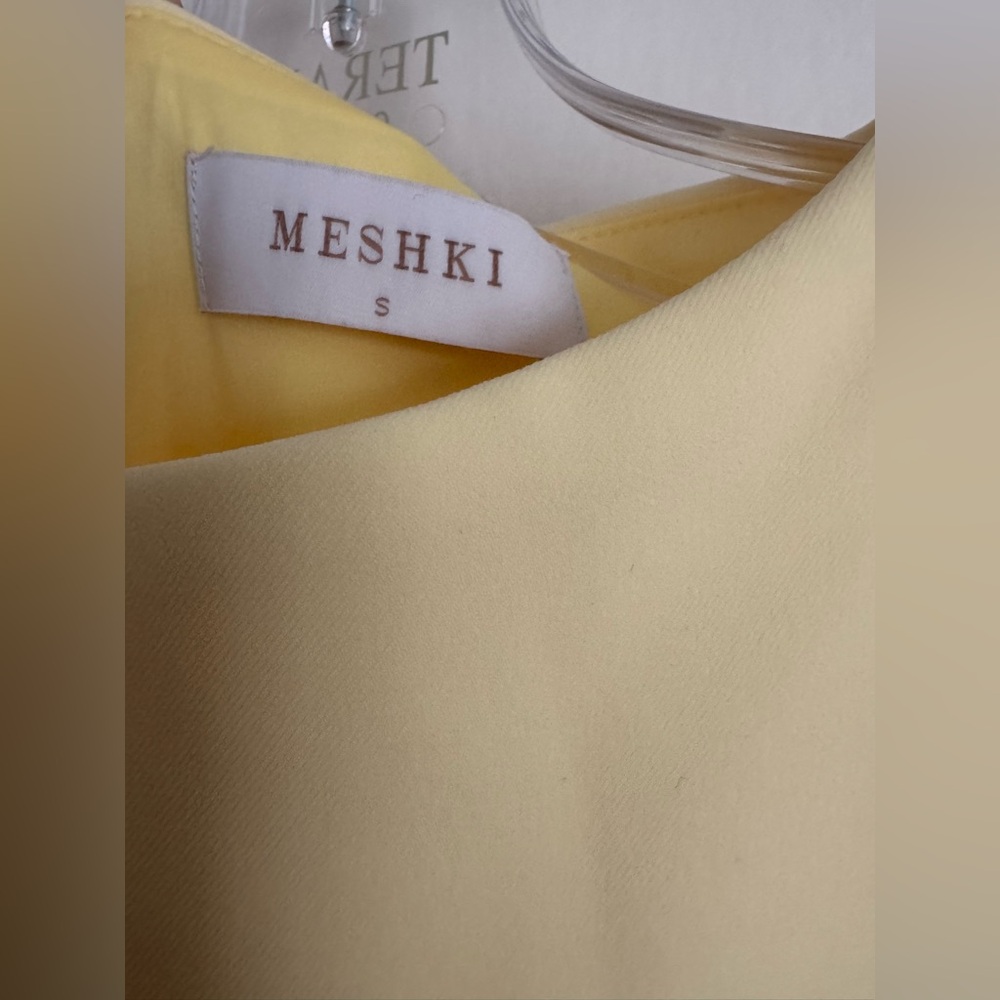 Meshki Angela mini dress in Lemon - Picture 8 of 10